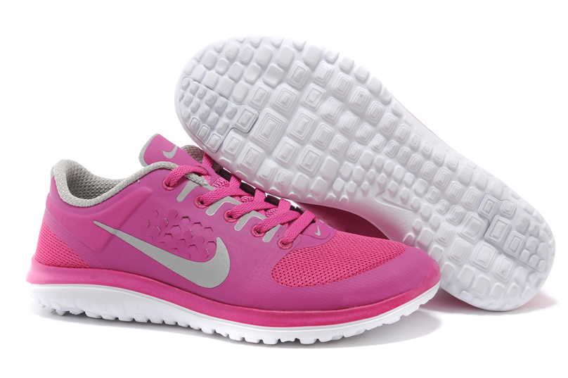 Femmes Nike Fs Lite Run Chaussures De Course Gratuit Gris Rose